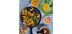 Tradition geëmailleerde gietijzeren pannenkoekenmaker 27 cm + Houten S