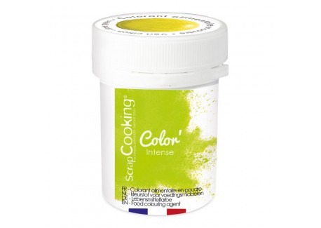 Colorant Alimentaire en Poudre Vert Citron (ou Vert Pistache) 5 g