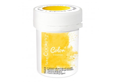 Colorant Alimentaire en Poudre Jaune (ou Jaune D'Or) 5 g