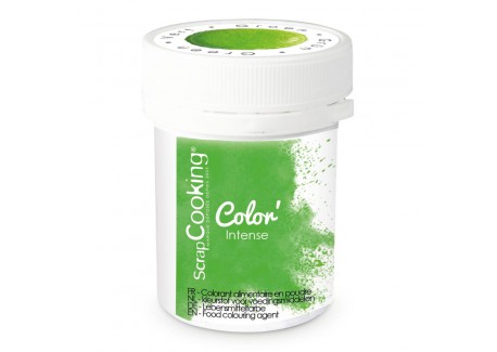 Colorant Alimentaire en Poudre Vert (ou Vert Prairie) 5 g