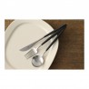 Voir la slide Goa Set Couteaux de Table Inox Brossé Manche Noir 6 pcs 