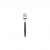 Voir la slide Goa Set Fourchettes à Dessert Inox Brossé Manche Noir 6 pcs 