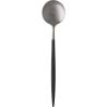 Voir la slide Goa Set Cuillères à Café Inox Brossé Manche Noir 6 pcs 
