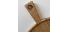 Peppe Ronde Pizza Snij- en Serveerplank  Eikenhout 35x2 cm