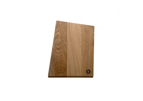 Pierre Planche à Découper Trapèze en Chêne 35x27x1,5 cm 