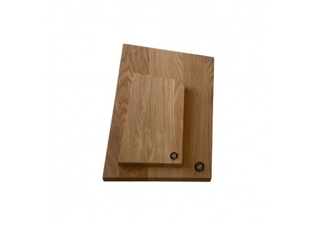 Pierre Planche à Découper Trapèze en Chêne 23x15,5x1,5 cm 