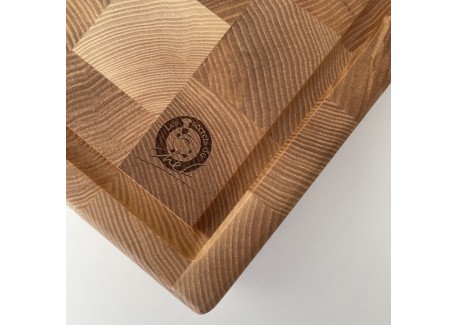Gordon Planche Découper Frêne en Bois Debout S 20x20x6 cm 
