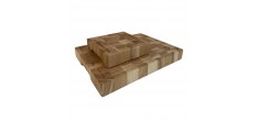 Gordon Planche Découper Frêne en Bois Debout S 20x20x6 cm 