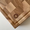 Zie dia Gordon Snijplank van Staand Essenhout (end grain) 60×40×5 cm