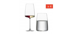 Vivid Senses Glazen voor Fruitige en Verfijnde Wijnen(witte/rode) en W