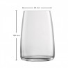 Voir la slide Vivid Senses Verre Vin Fruité fin Vin Blanc/Rouge et Gobelet Eau (8 Pc