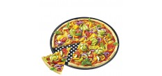 Bake One Plaque à Pizza Ronde en Acier Perforé Antiadhésif 36 cm 