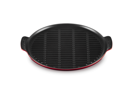 Bistro Grill van Geëmailleerd Gietijzer Rond XL 32 cm met Handgrepen R