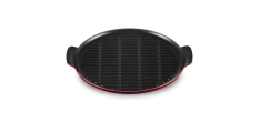 Bistro Grill van Geëmailleerd Gietijzer Rond XL 32 cm met Handgrepen R