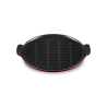 Voir la slide Bistro Grill en Fonte Emaillée Rond XL 32 cm avec Poignées Rouge Ceris