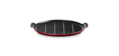 Bistro Grill van Geëmailleerd Gietijzer Rond XL 32 cm met Handgrepen R