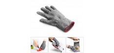 Gant Protection Anti-coupure de Cuisine pour Mandoline Gris