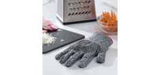 Gant Protection Anti-coupure de Cuisine pour Mandoline Gris