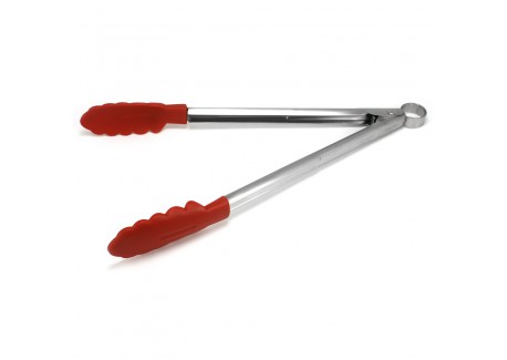 Serveertang met Silicone Rood 24 cm
