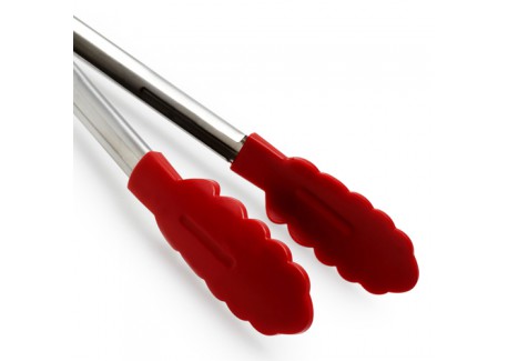 Serveertang met Silicone Rood 24 cm