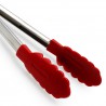 Voir la slide Pince de Cuisine Universelle Silicone Rouge et Inox 24 cm