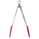 Serveertang met Silicone Rood 24 cm
