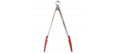 Serveertang met Silicone Rood 24 cm