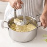 Zie dia Tempo Handmatige Aardappelstamper van RVS