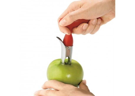 Appelboor van RVS met Hendel 18 cm