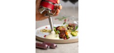 Spuitmondje Rechte van RVS voor Gourmet/Thermo Whip Plus