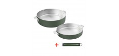 La Merveilleuse RVS Varengroen Duo Koekenpan 24 Sauteerpan 28 LSDC Pac