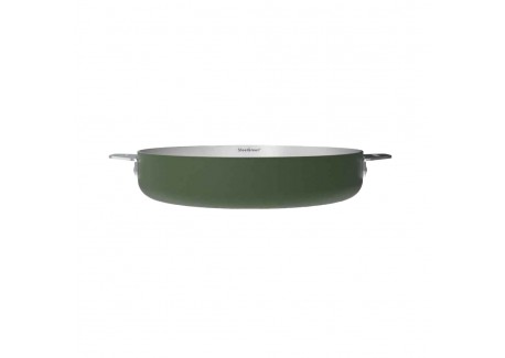 La Merveilleuse Inox Vert Fougère Duo Poêle 24 cm Sauteuse 28 cm Pack