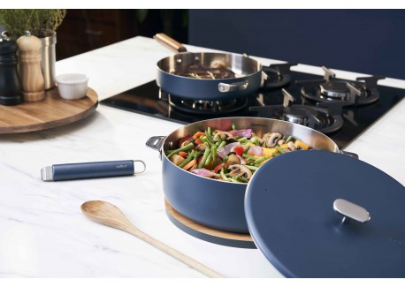 La Merveilleuse RVS Blauw Duo Koekenpan Sauteerpan LSDC Pack