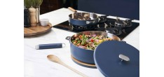 La Merveilleuse RVS Blauw Duo Koekenpan Sauteerpan LSDC Pack