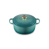 Voir la slide Cocotte Fonte Emaillée Signature Ronde 4,2 L Bleu Riviera (24 cm) 