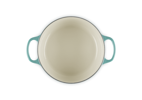 Cocotte Fonte Emaillée Signature Ronde 4,2 L Bleu Riviera (24 cm) 