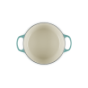 Voir la slide Cocotte Fonte Emaillée Signature Ronde 4,2 L Bleu Riviera (24 cm) 