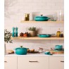 Voir la slide Cocotte Fonte Emaillée Signature Ronde 4,2 L Bleu Riviera (24 cm) 