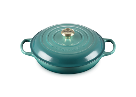 Campagnard gietijzeren Cocotte 3,5 L Riviera Blauw (30 cm)