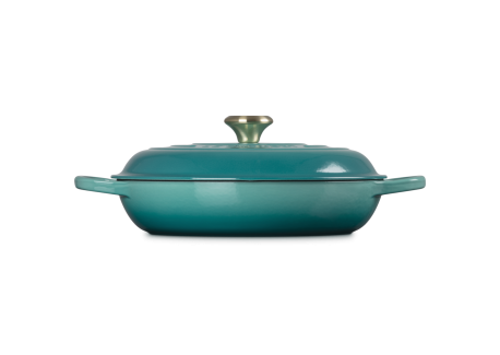 Campagnard gietijzeren Cocotte 3,5 L Riviera Blauw (30 cm)