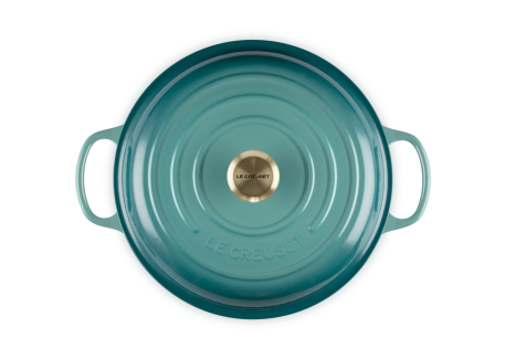 Campagnard gietijzeren Cocotte 3,5 L Riviera Blauw (30 cm)