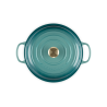 Zie dia Campagnard gietijzeren Cocotte 3,5 L Riviera Blauw (30 cm)