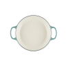 Zie dia Campagnard gietijzeren Cocotte 3,5 L Riviera Blauw (30 cm)