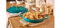 Cocotte Faitout Campagnard Fonte Emaillée 3,5 L Bleu Riviera (30 cm) -