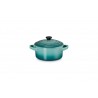Voir la slide Mini Cocotte Céramique Ronde 25 cl Bleu Riviera (10 cm) 