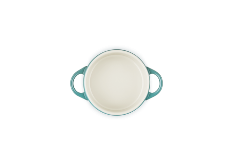 Mini Cocotte Céramique Ronde 25 cl Bleu Riviera (10 cm) 