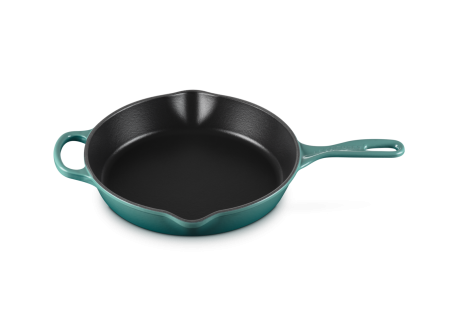 Ronde gietijzeren koekenpan 26 cm 2 L Blauw Riviera