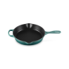 Zie dia Ronde gietijzeren koekenpan 26 cm 2 L Blauw Riviera