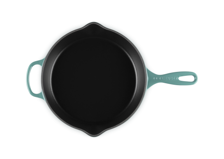 Ronde gietijzeren koekenpan 26 cm 2 L Blauw Riviera