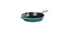 Ronde gietijzeren koekenpan 26 cm 2 L Blauw Riviera